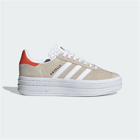 adidas gazelle bold beige grün|adidas gazelle men's beige.